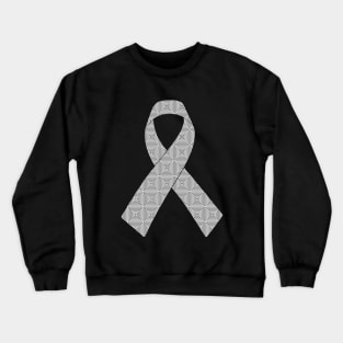 Pattern Ribbon Crewneck Sweatshirt